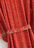 Kimono bohemio chic Delirium para mujer - Vestido rojo